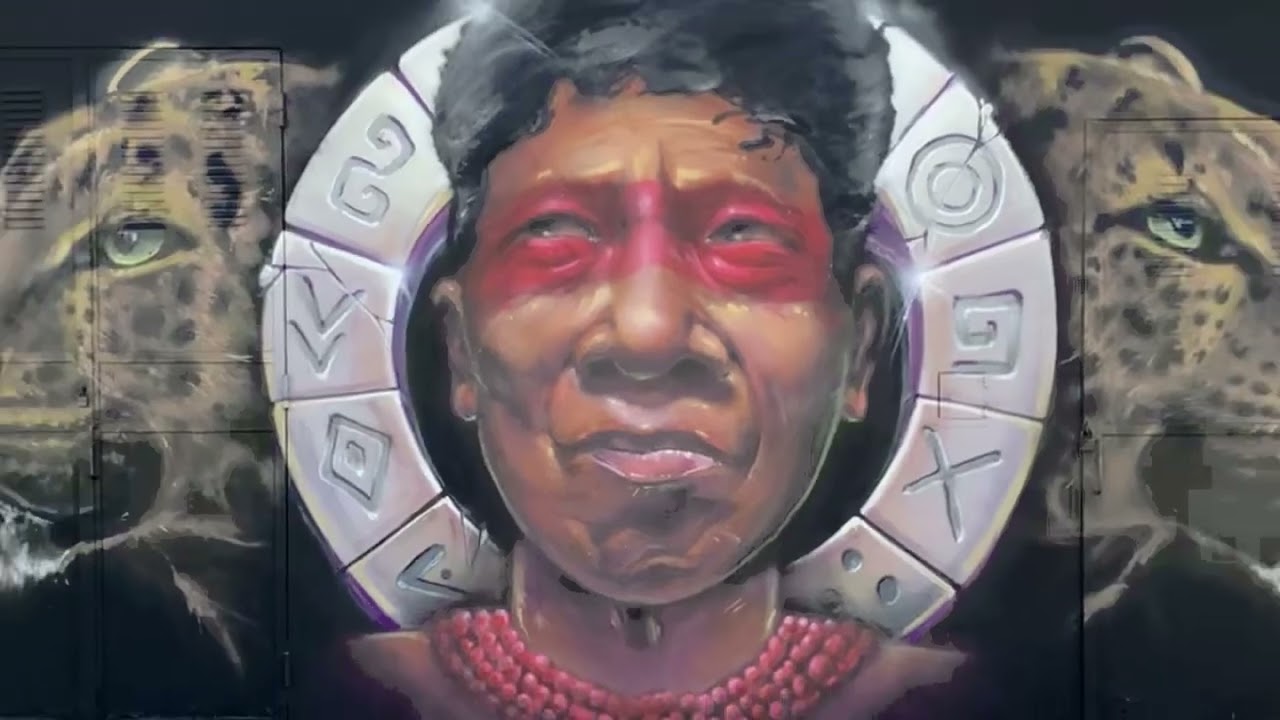Muestra de murales del artista moreno.