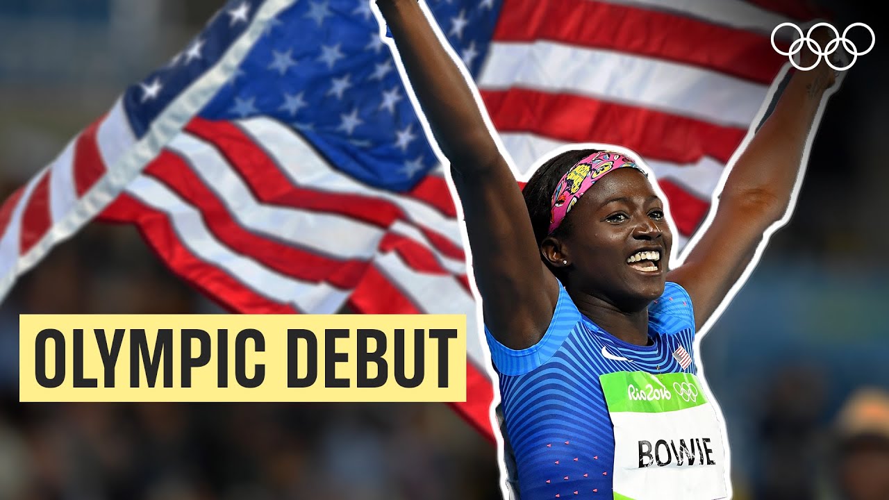 Tori Bowie's 🇺🇸 first Olympic Race! 🏃‍♀️