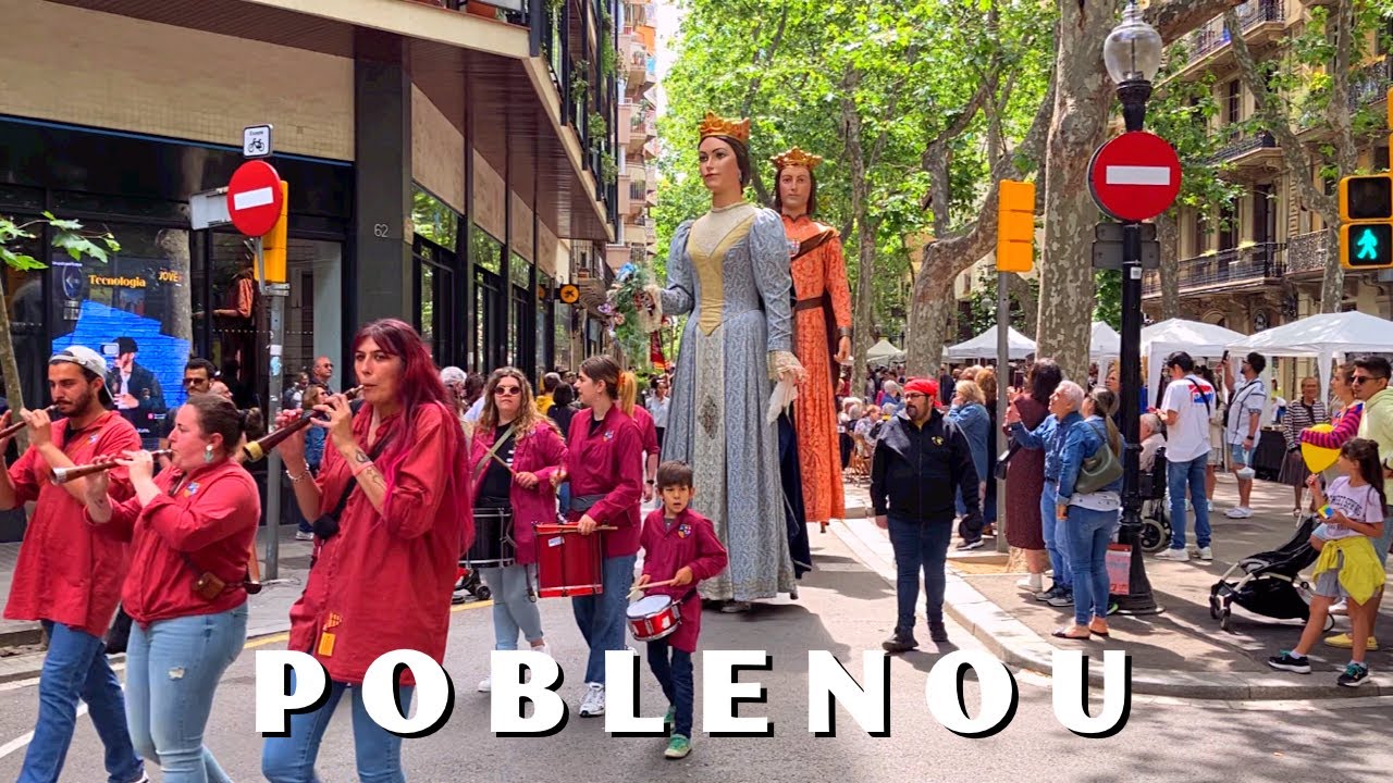 Festes de Maig del Poblenou 2023 Barcelona: Cercavila dels Dracs i la Víbria