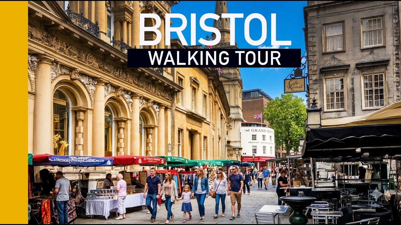 Explore The Vibrant Streets Of Bristol UK | City Centre Walking Tour!