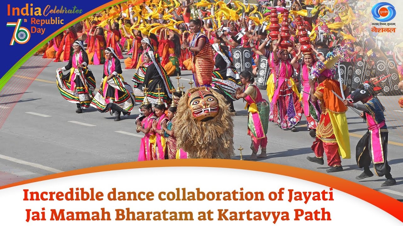 Republic Day 2025: Incredible dance collaboration of Jayati Jai Mamah Bharatam at Kartavya Path