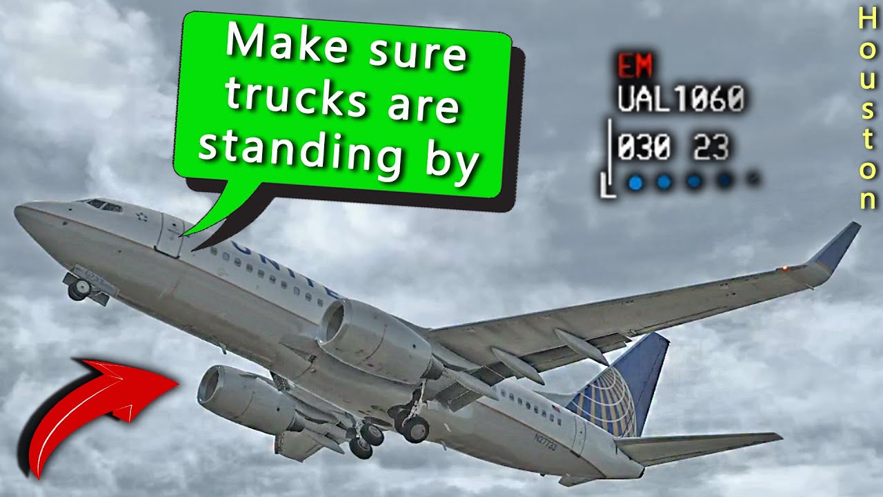 United B738 suffers RIGHT ENGINE FAILURE after takeoff | Emergency Return