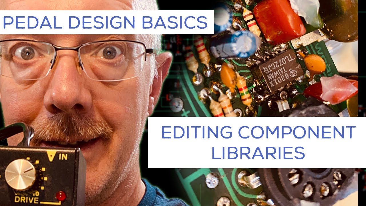 Build your own effect pedal Tube Type Overdrive - Adjusting the Component Footprints in the Library