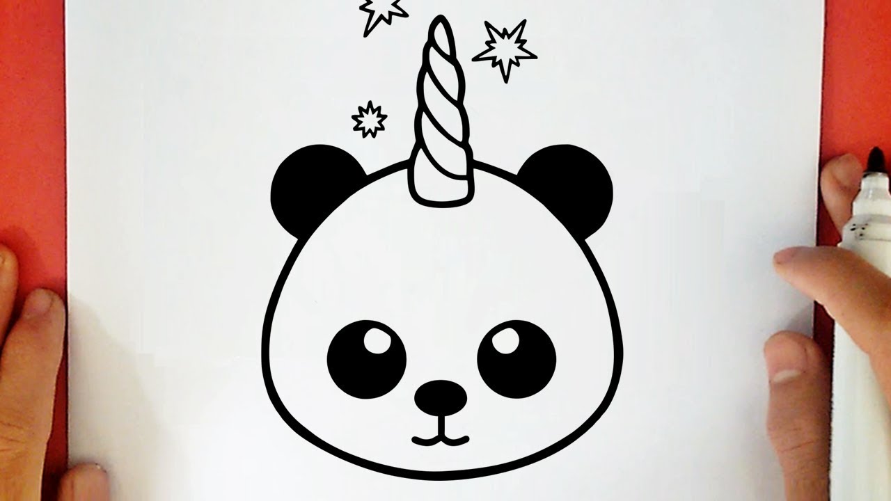COME DISEGNARE UN PANDACORNO KAWAII