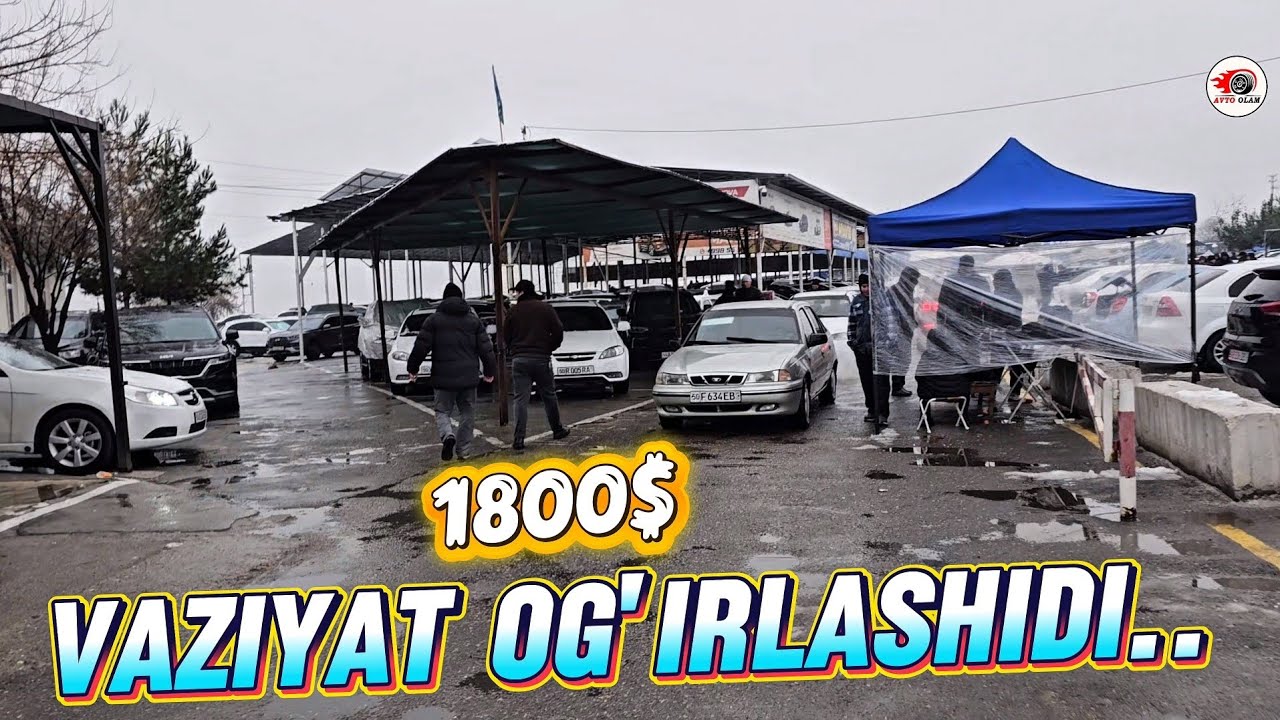 МАНА СИЗГА АЯНЧЛИ ХОЛДАГИ СОТИЛГАН МАШИНА НАРХЛАРИ..АВТО ОЛАМ 