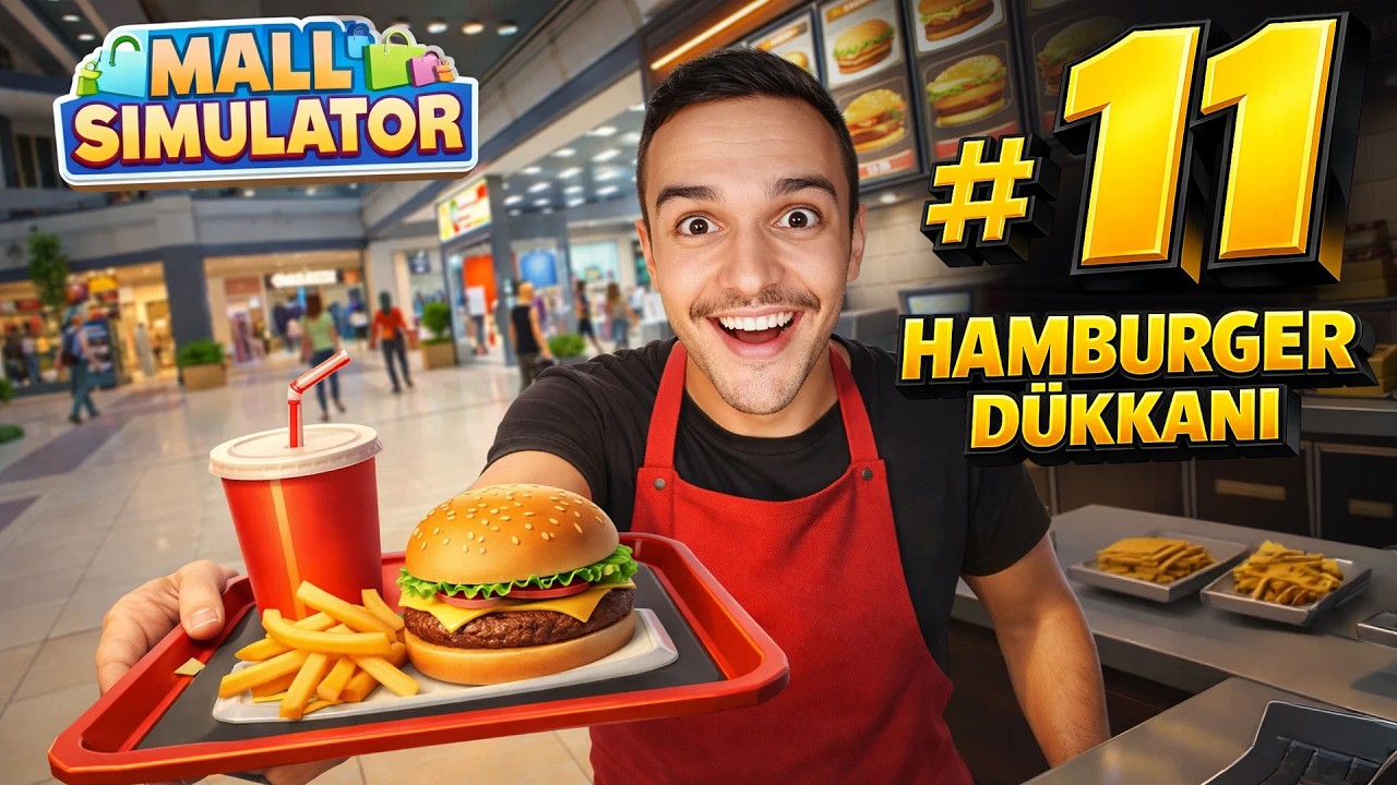 AVM’DE HAMBURGER KING! 🍔 | Mall Simulator #11