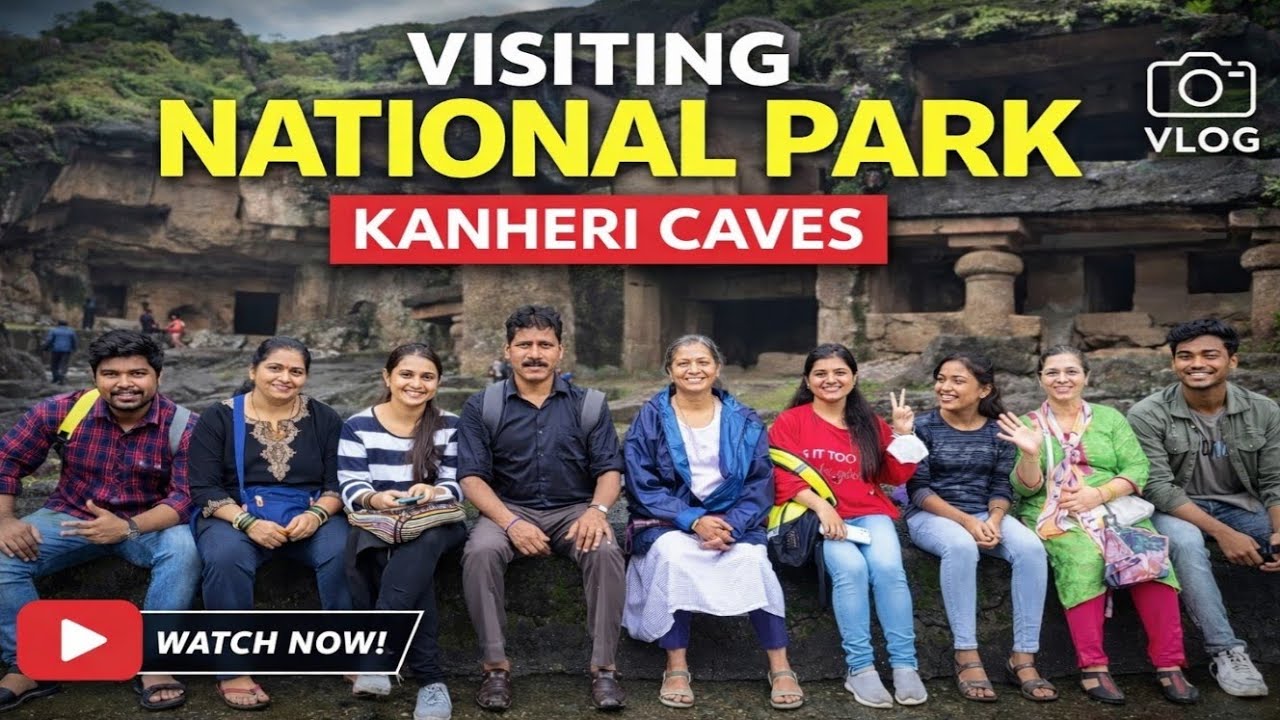 Sanjay Gandhi National Park Borivali | (Part 1) Kanheri Caves | Akash Shejale | This is sky vlog