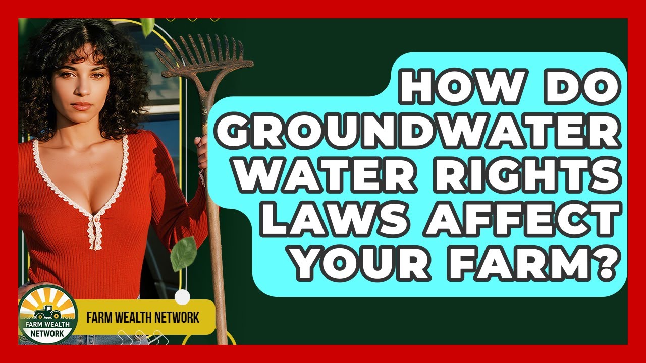 How Do Groundwater Water Rights Laws Affect Your Farm? - Farm Wealth Network