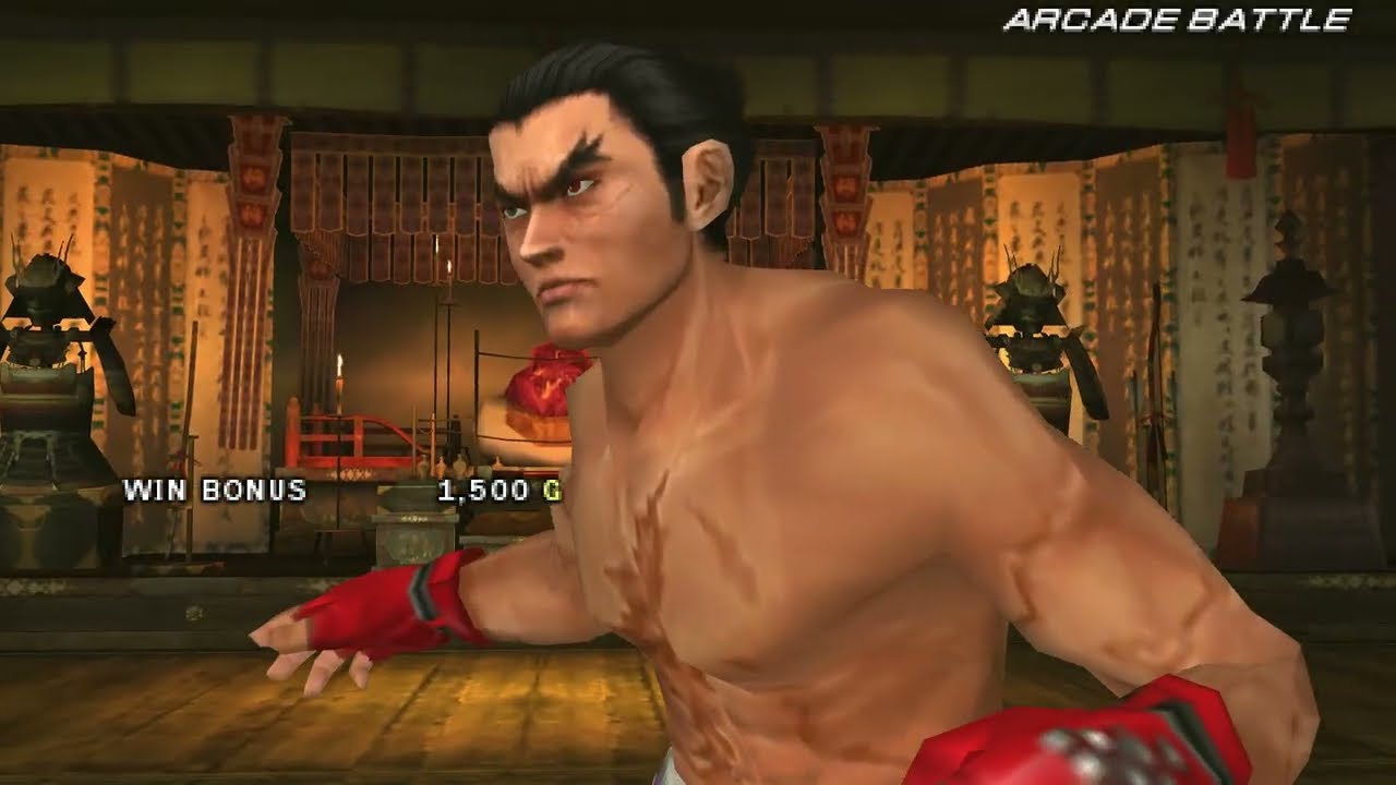 Tekken 6 Arcade Mode PSP - Kazuya Mishima (4K)
