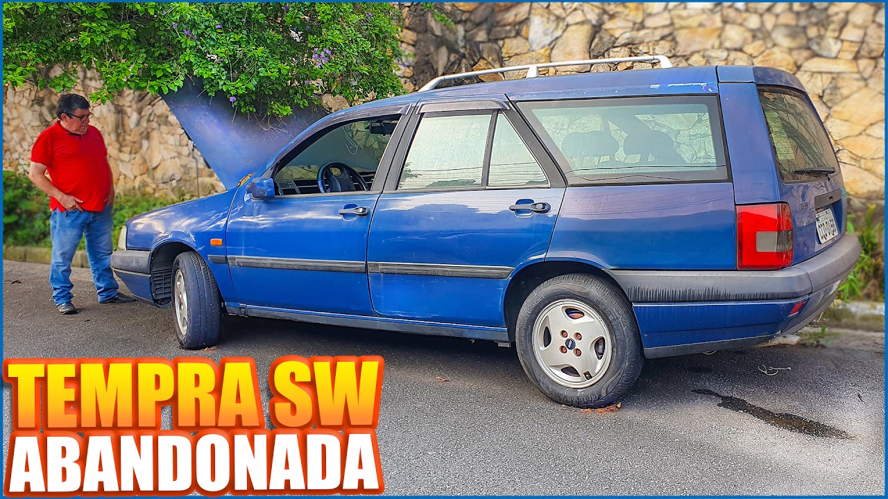A HISTÓRIA POR TRÁS DE UM CARRO ABANDONADO 😍 TEMPRA SW