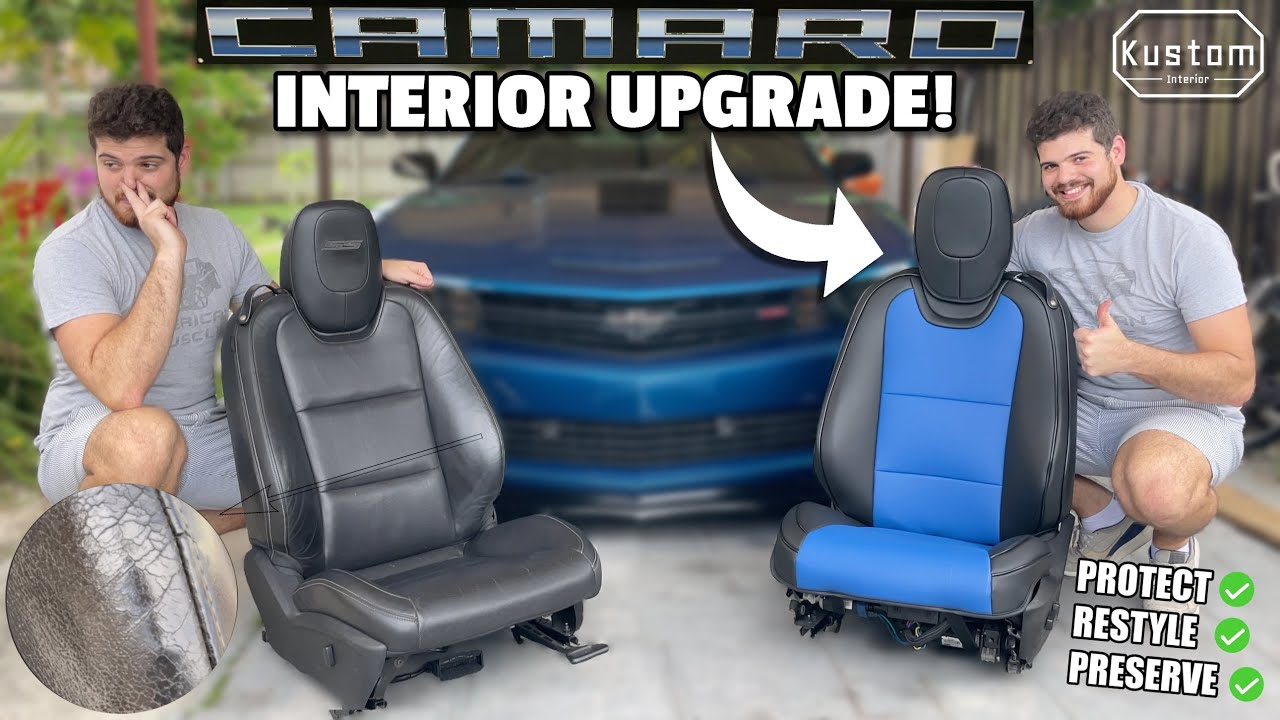 Kustom Interior Seat Covers for 5th Gen Camaro: Protect & Restyle your 2010-2015 Camaro's Interior!!