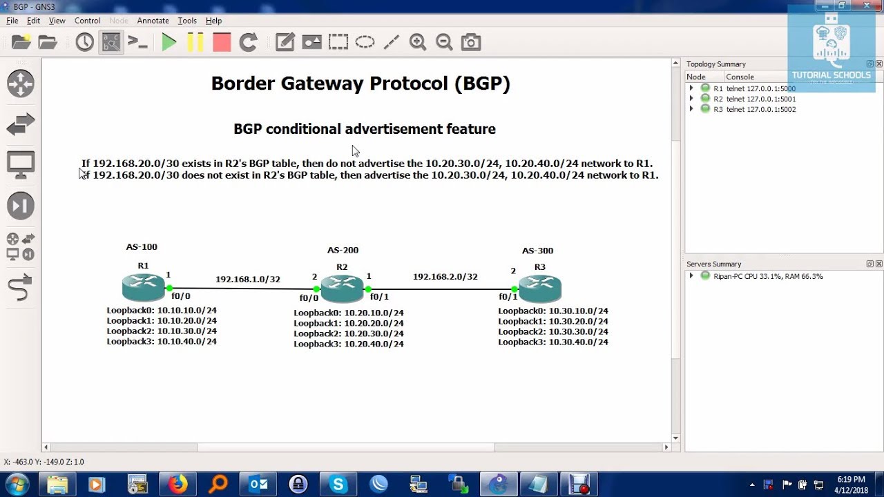 [BGP] Configuring and Verifying the BGP Conditional Advertisement