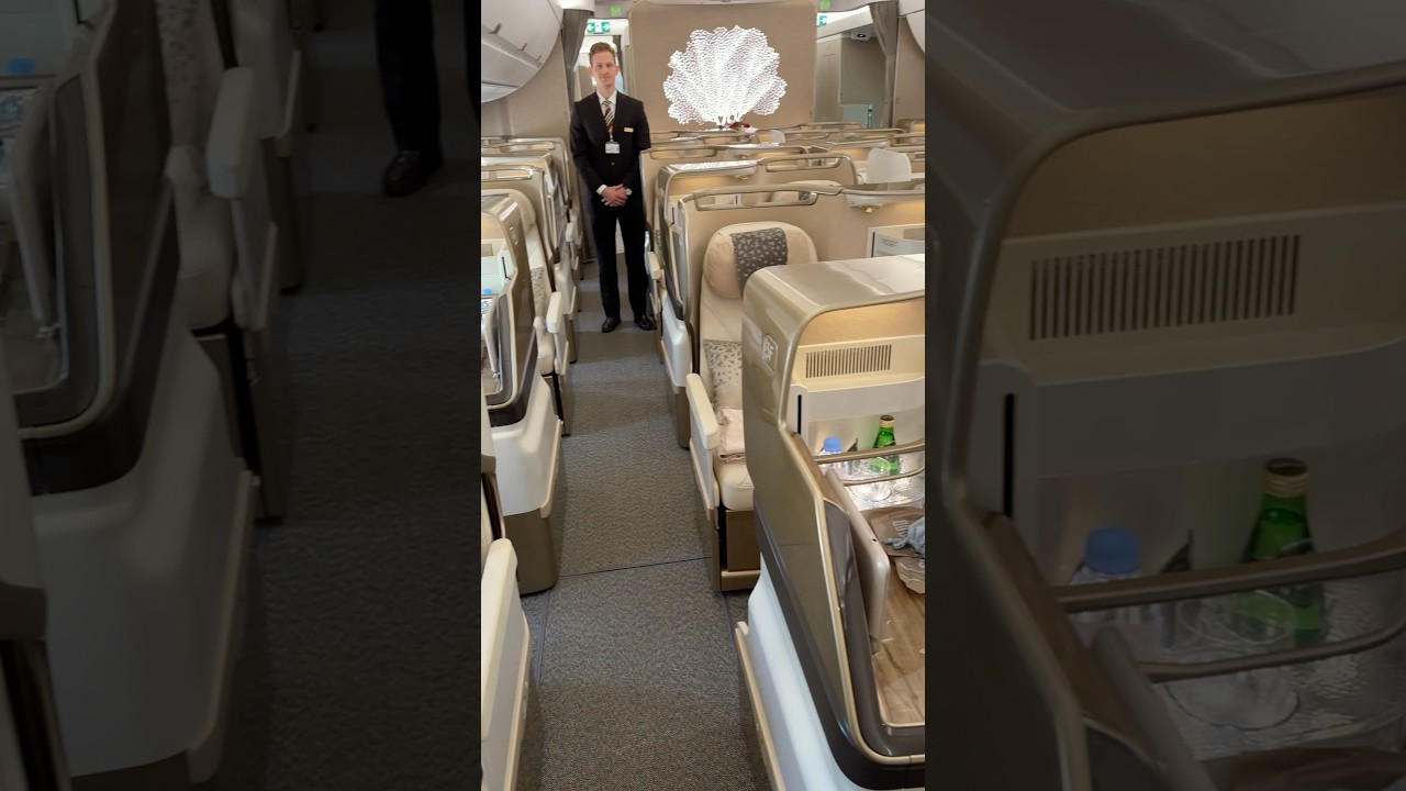 World&rsquo;s Best Business Class? #Emirates #A350#Aviation #Dubai