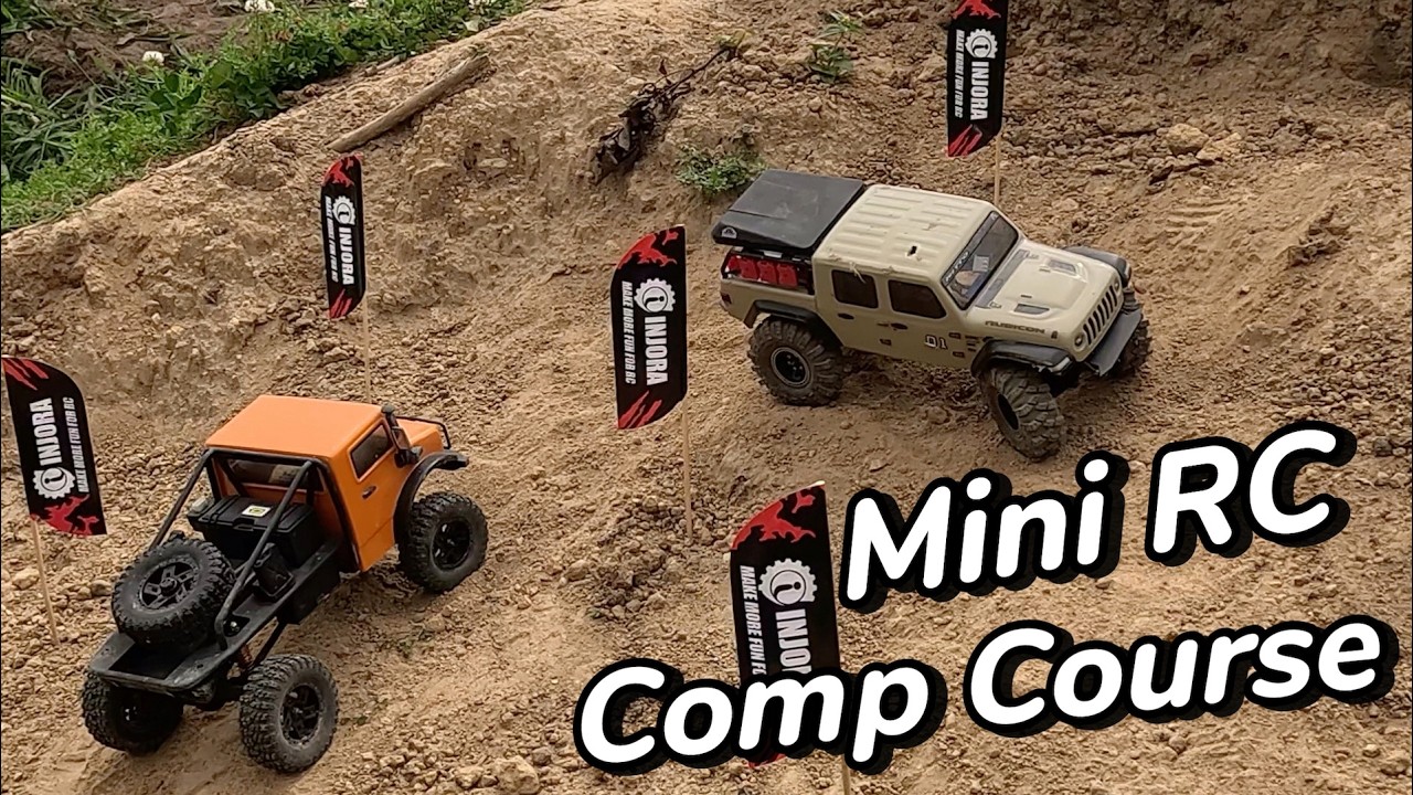 We Built a Mini RC Comp Course for our RC Crawlers!!