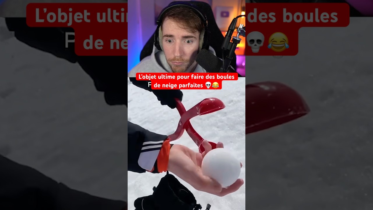 L&rsquo;OBJET ULTIME POUR FAIRE DES BOULES DE NEIGE PARFAITES 💀😂