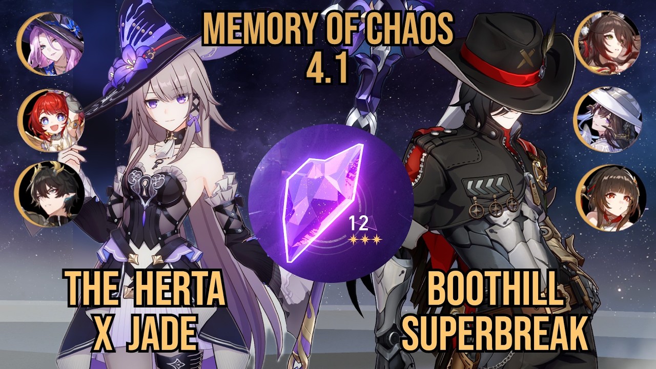 E0 The Herta x Jade + E0 Boothill Superbreak | Memory of Chaos 4.1 - 4.2 | Honkai Star Rail