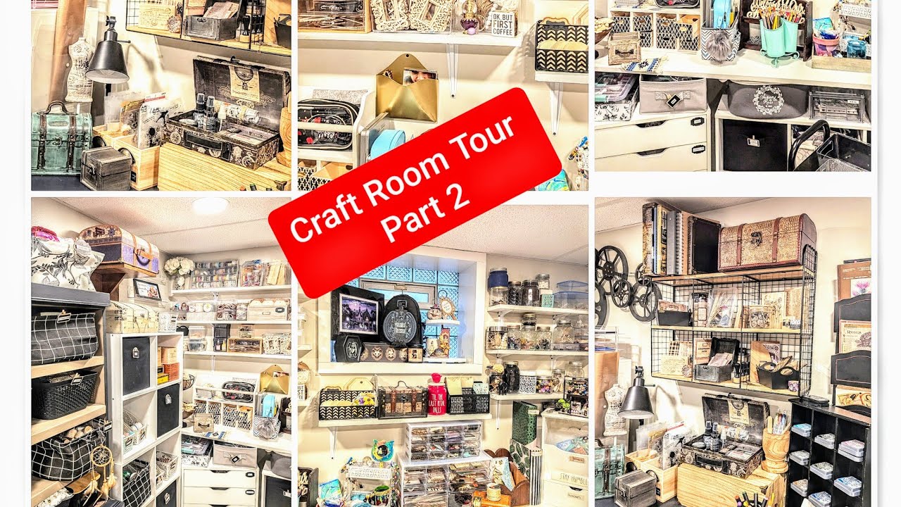 Craft Room Tour Part 2/ Organization Ideas