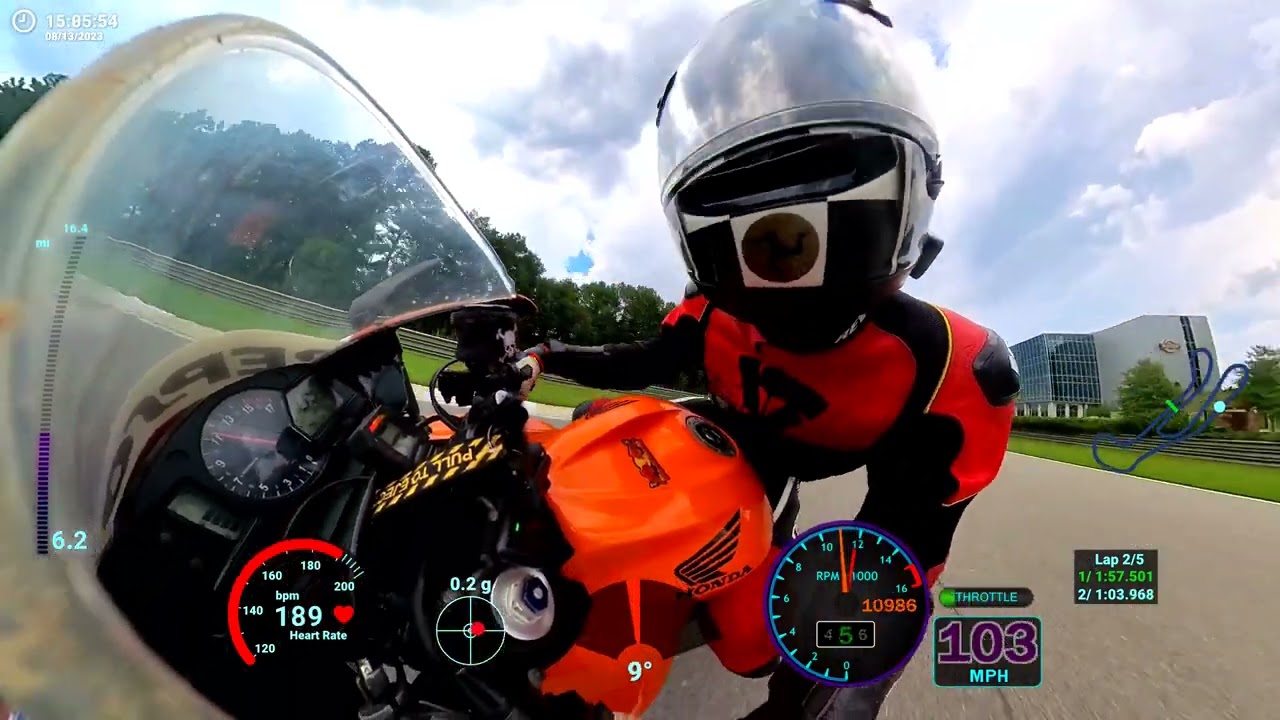 Eval ride! Bumped to Intermediate my 2nd day at Barber Motorsports Park 8/13/23 STT Novice Session 5