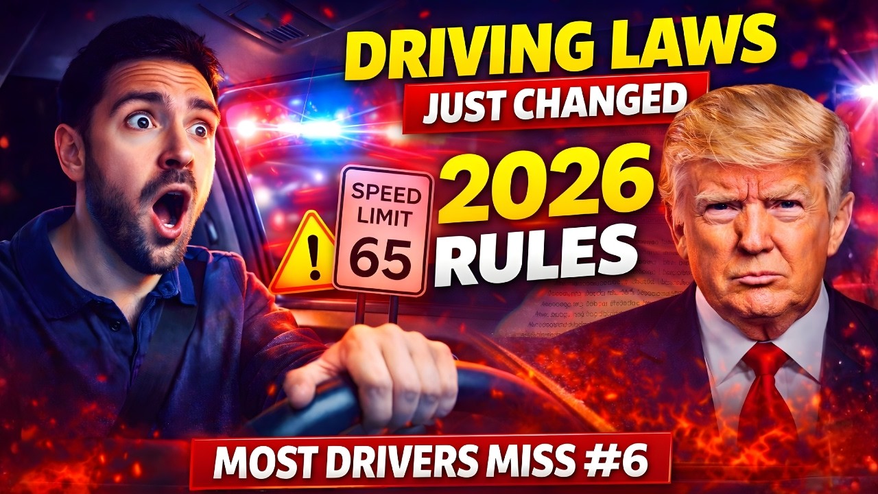 10 Driving Laws Just Changed in 2026 &mdash; Most Drivers Miss #6, New Rules Every Driver Must Follow