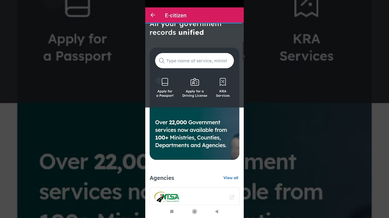 Как использовать мобильное приложение eCitizen для Бома Янгу | Подача заявки на доступное жильё, ...