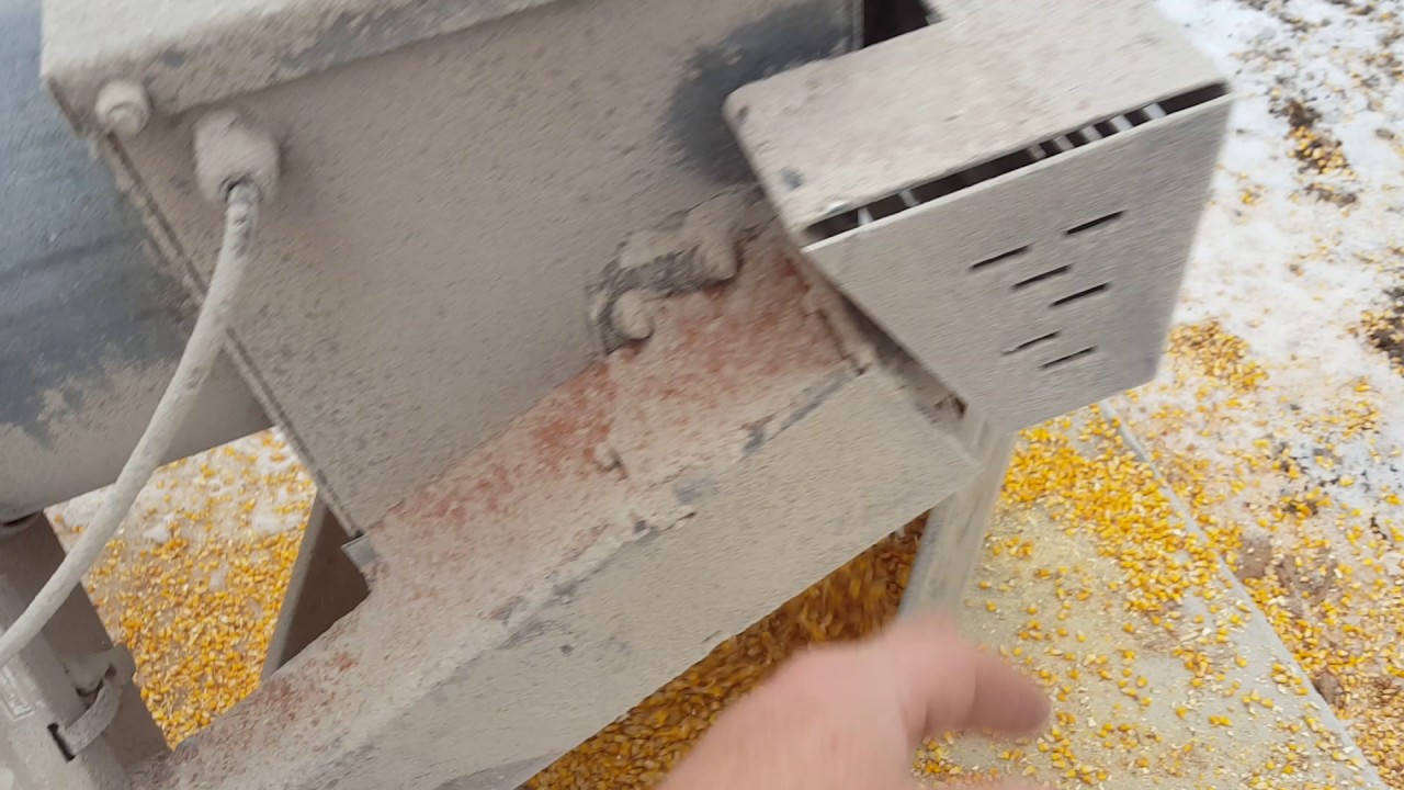 The corn dryer is running!