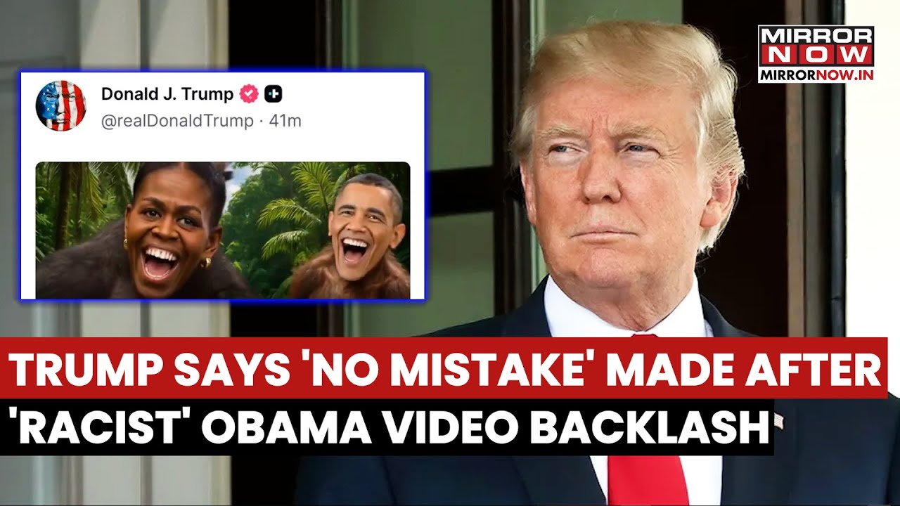 'Won’t Say Sorry': Prez Trump Doubles Down After Racist Obama Post Triggers Backlash | Watch