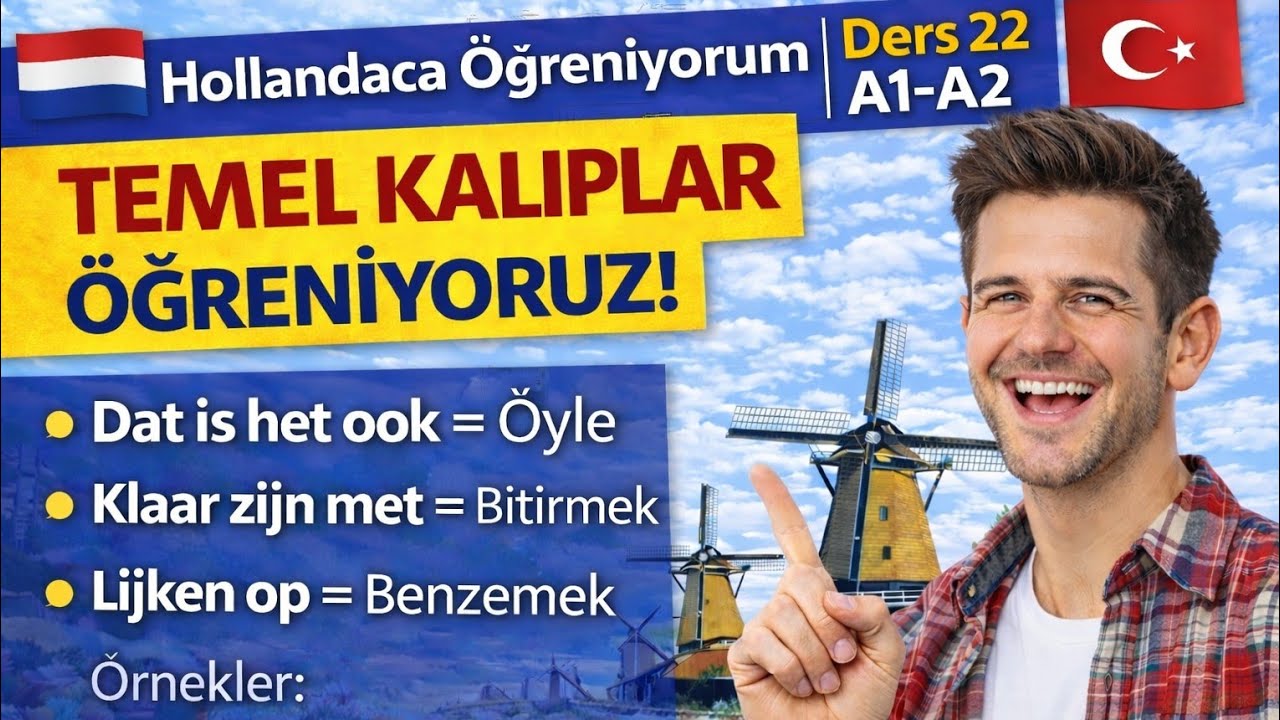 Hollandaca Öğreniyorum Ders 22,flemenkçe soru ve edatlar