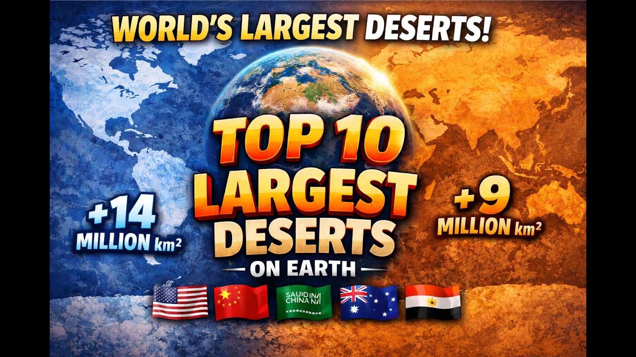 From Ice to Sand: Top 10 Largest Deserts on Earth