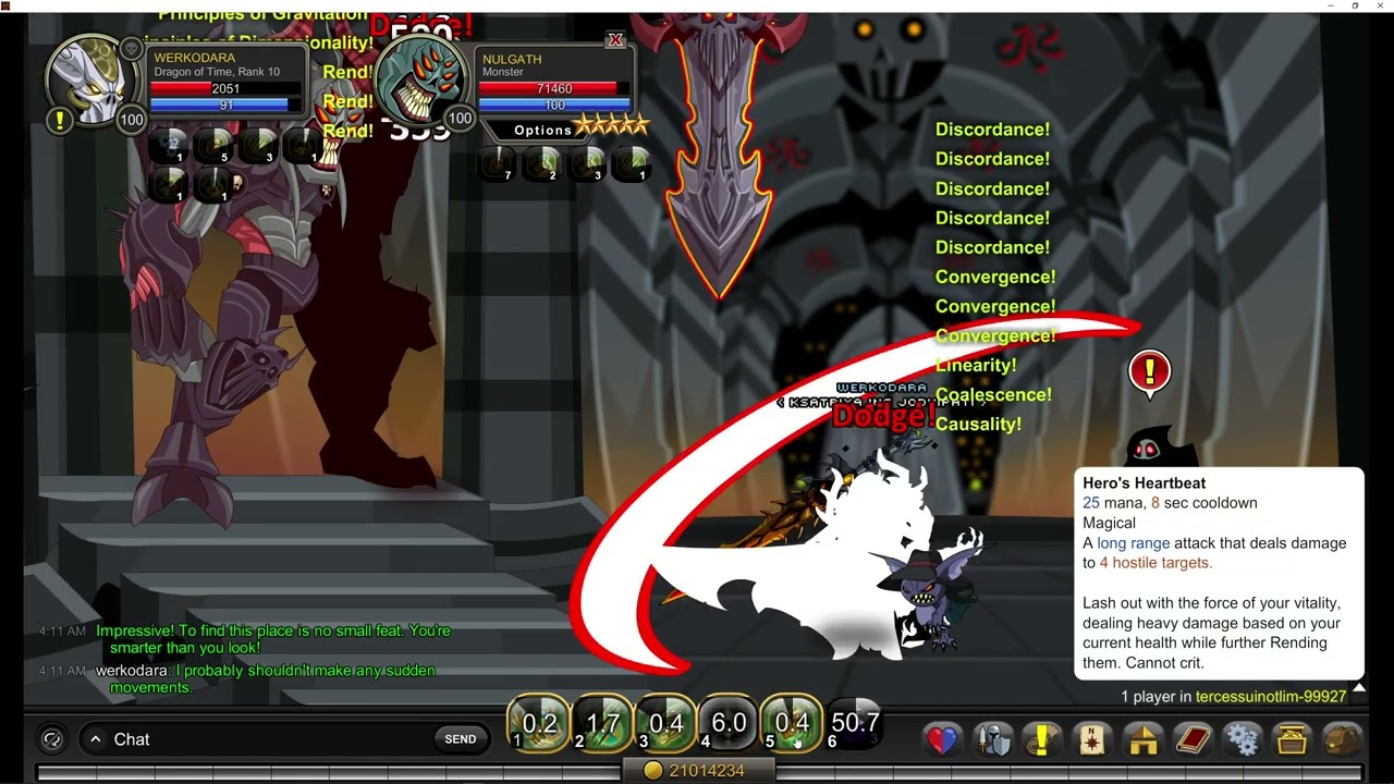 AQW Dragon Of Time VS Nulgath