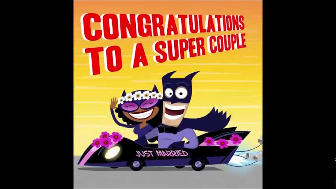 Funmoods- Super Wedding- animated card