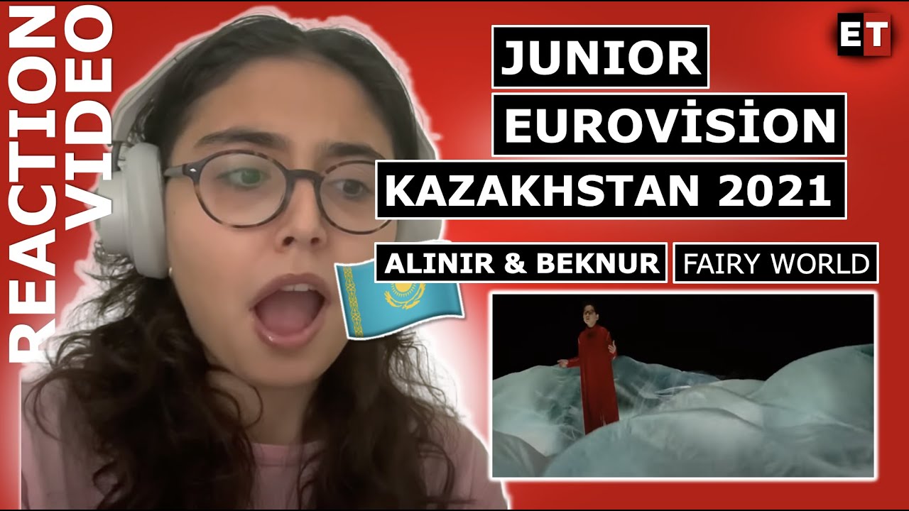 REACTION • Alinur & Beknur - Ertegi älemi (Fairy World) (Junior Eurovision 2021 🇰🇿 Kazakhstan)
