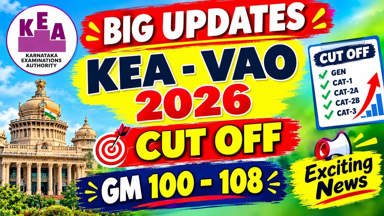 BIG UPDATES! VAO 2026 CUTOFF , 