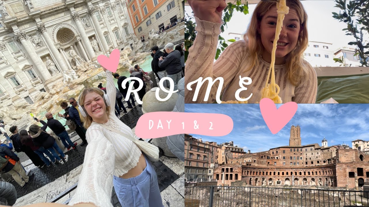 Pt. 1: First solo trip to Rome! Hostel life, ed recovery abroad and more