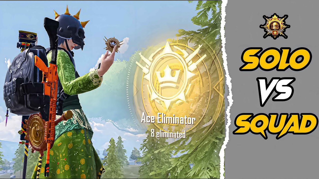 IQOO Z9s PRO l ❣️ l Solo ( Vs ) Squad 😎 l BGMI 4 Finger Control l ( Smooth + Extrem )