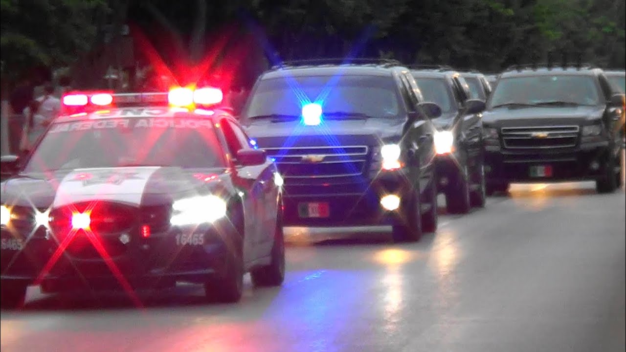 Convoy Presidencial de México (Estado Mayor Presidencial) 06/11/15