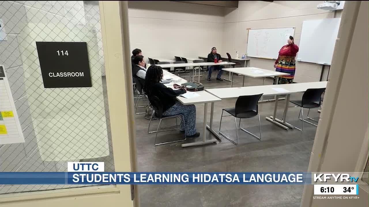 Saving a language: UTTC students study Hidatsa language