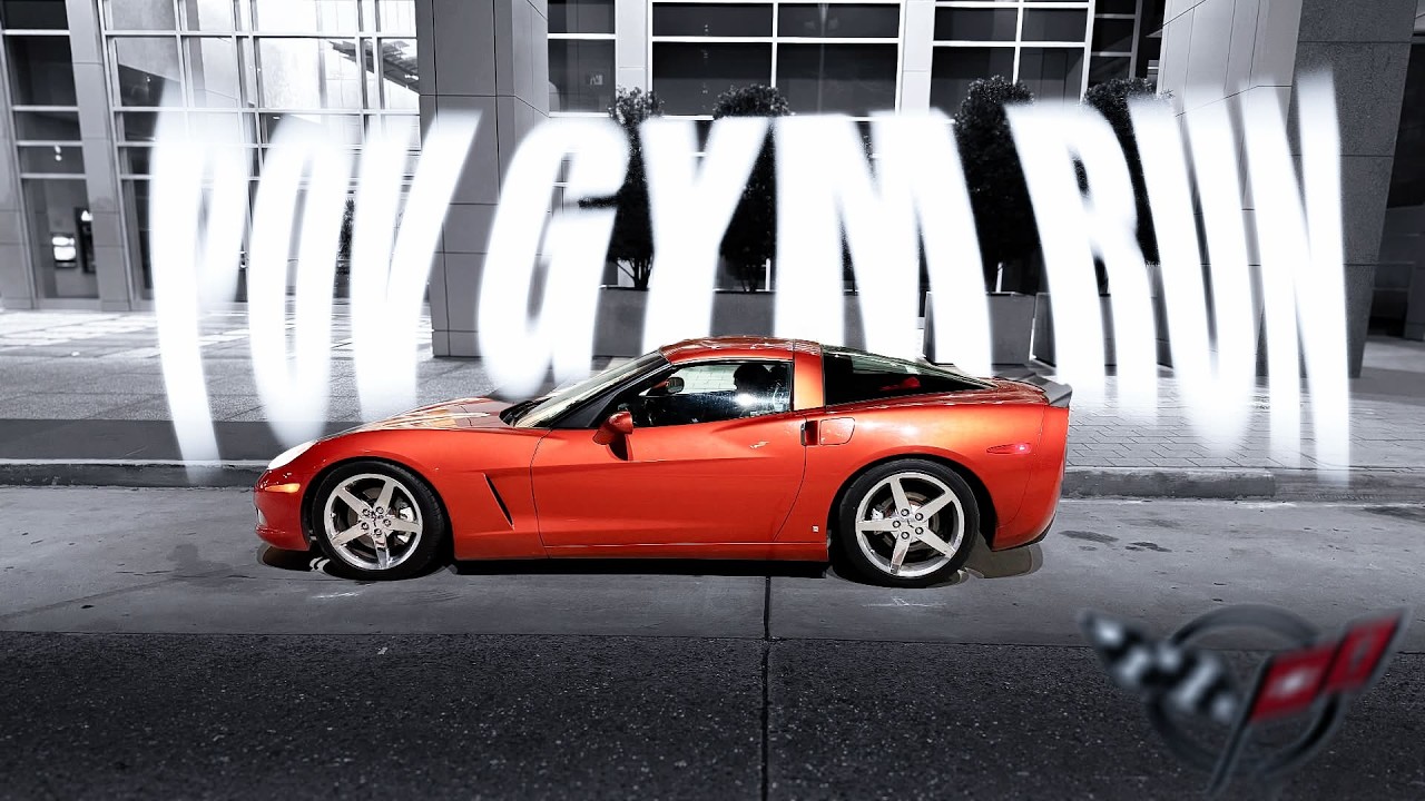 LATE NIGHT GYM RUN - POV CORVETTE C6 *LOUD*