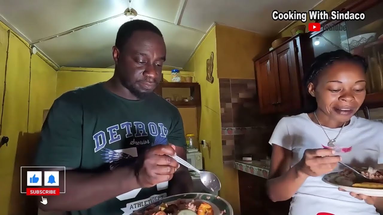 A Ghana Cooking Jamaican Rice and Peas 🇯🇲 for the first time – Traditional Food Recipes