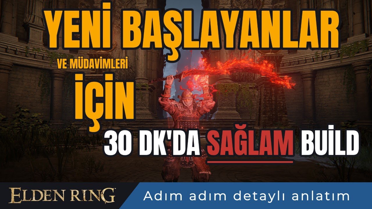 🔥Elden Ring'e Yeni Başlayanlar için Boss Katili Build 1. Part l Bloodhound's Fang Bleed Build