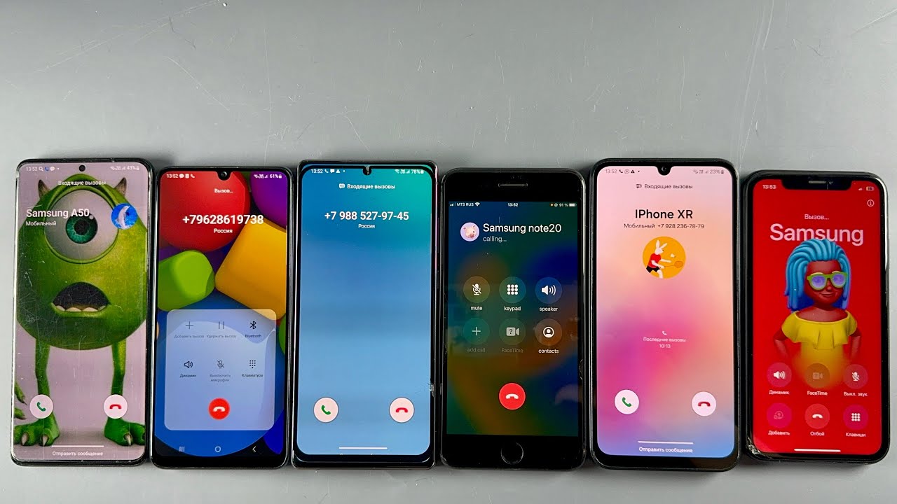 Incoming Calls Samsung Galaxy S20+ / IPhone XR/ Samsung Note 20 /Samsung A32/ IPhone 8+/ Samsung A24