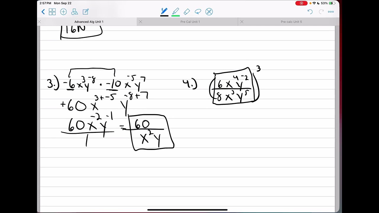 Using All Exponential Properties