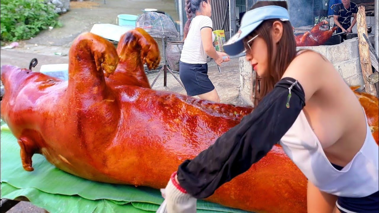Chợ lợn quay lớn nhất miền bắc - Cung cấp cho toàn Thành Phố 