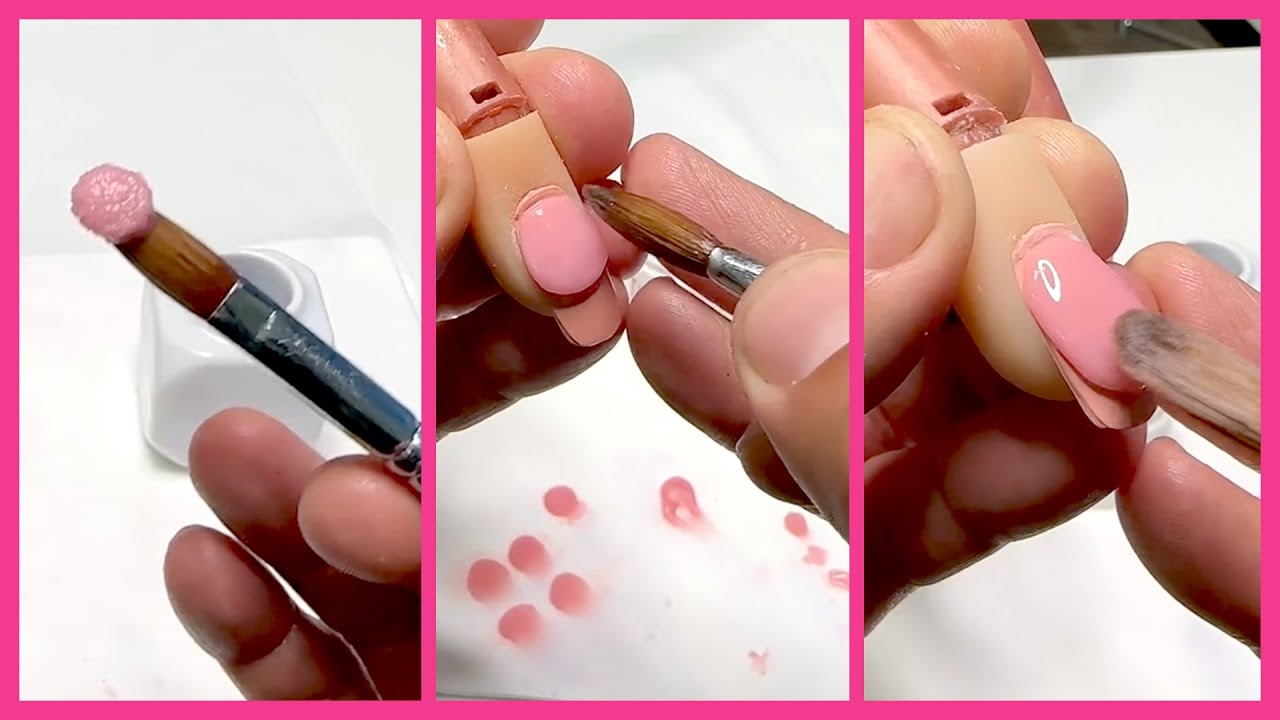 YN NAIL SCHOOL - A Refresher Course On How to Get Good Acrylic Consistency