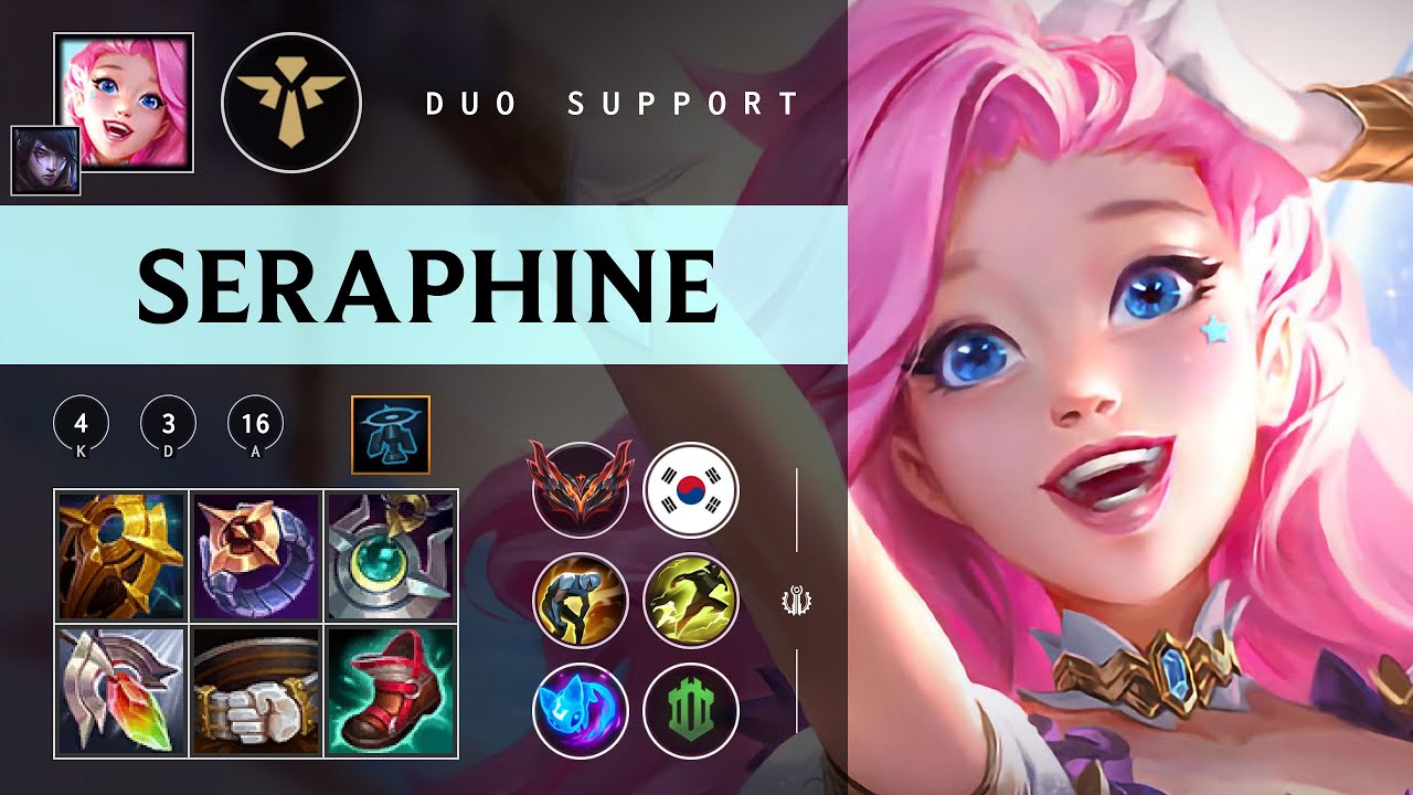 Seraphine Support vs Rakan - KR Grandmaster Patch 26.02