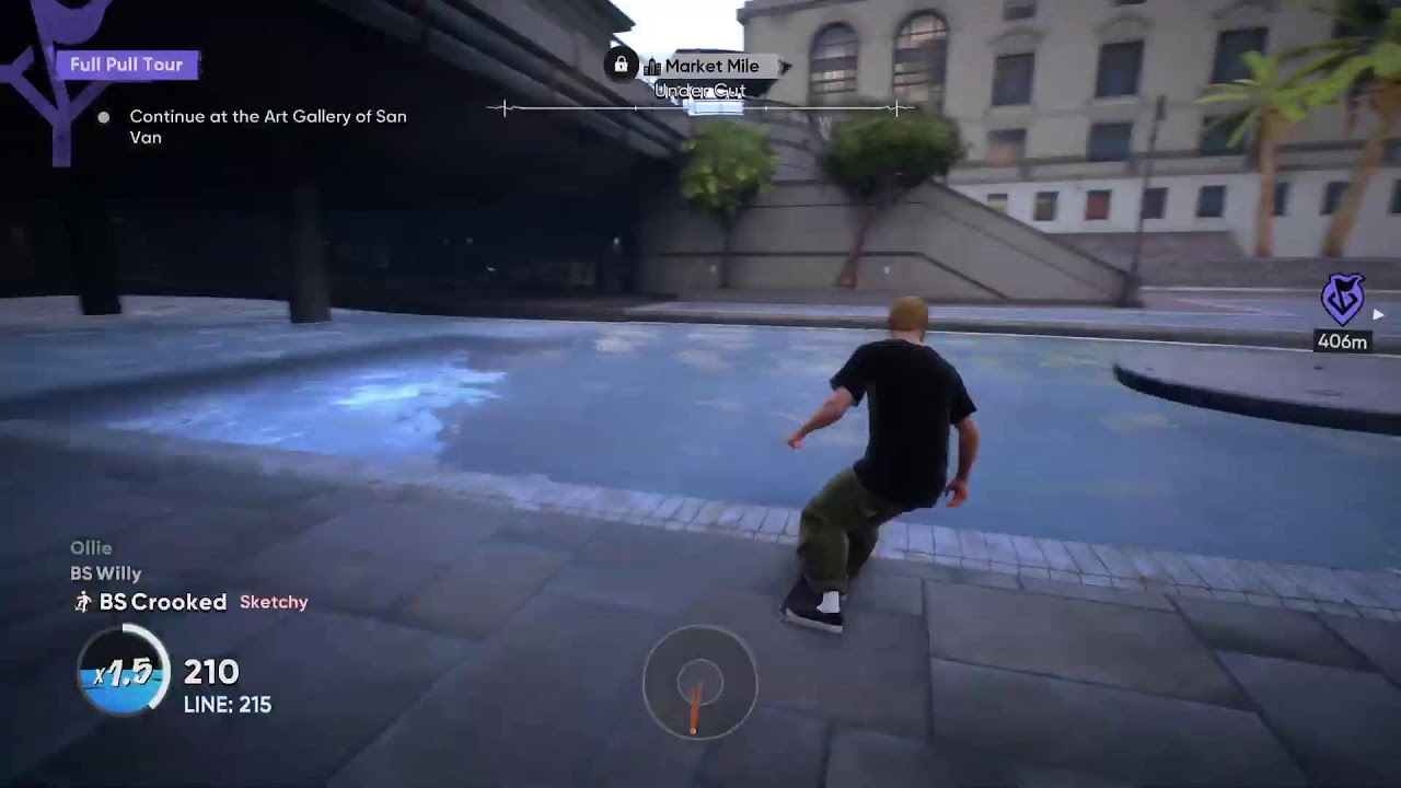 Playing skate. For The First Time!
