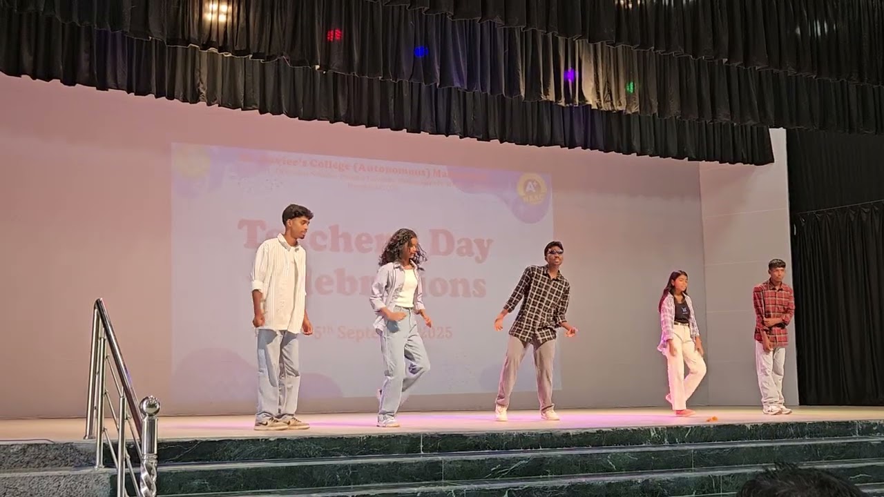 Teacher day celebration  dance || st xavier's college mahuadanr 