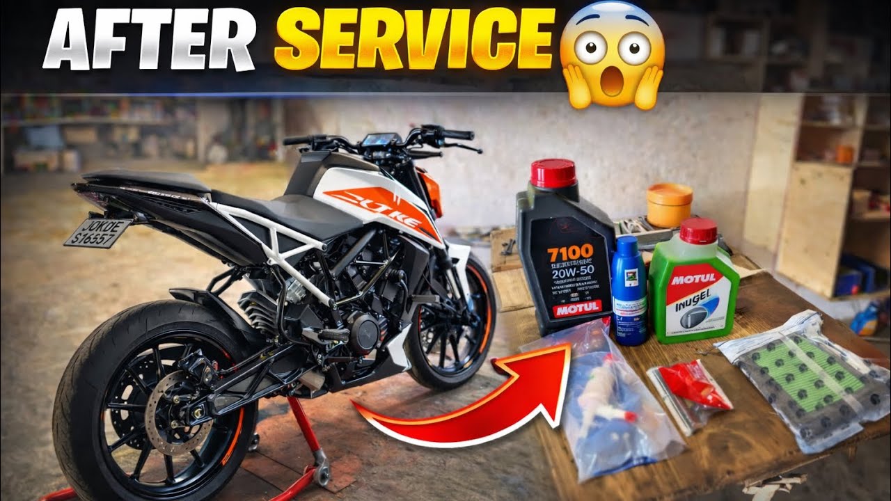 KTM Duke 390 Full Service - RealDifference You Can Feel🔥