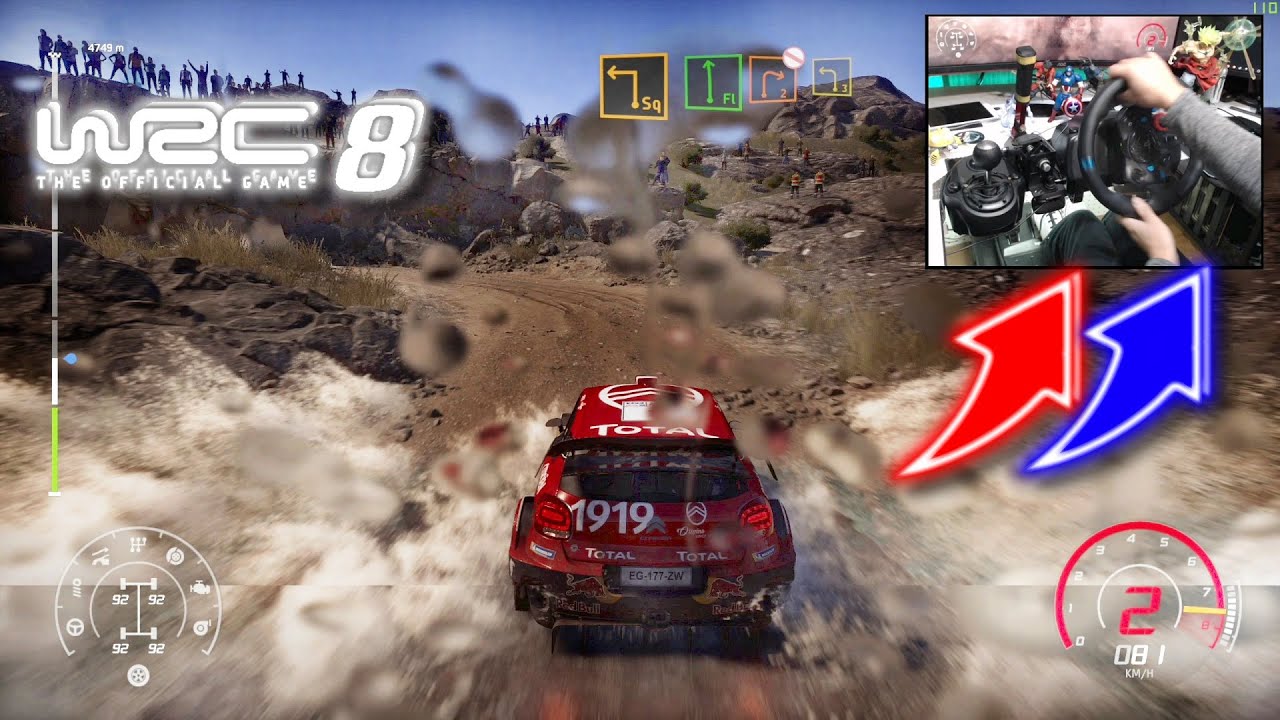 WRC 8 Citroën C3 WRC Water Splash / Logitech G29