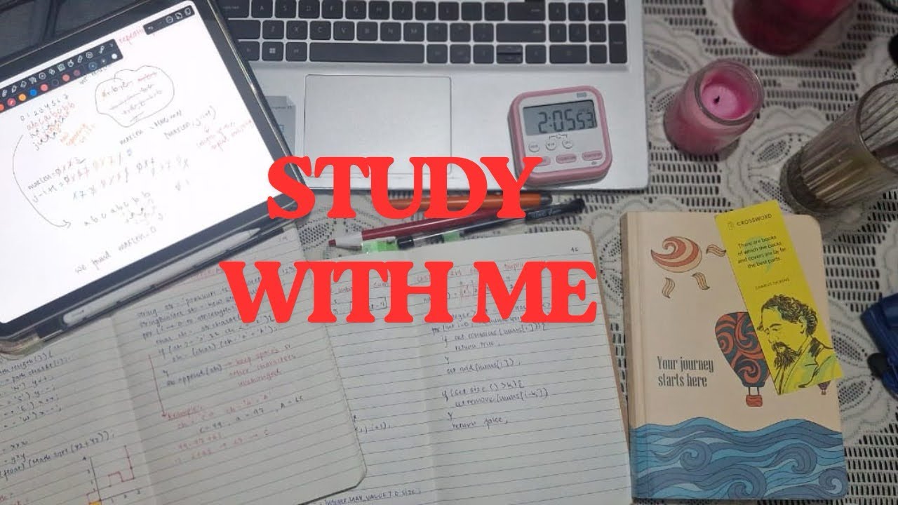 2 HOURS STUDY WITH ME | background music | ASMR 