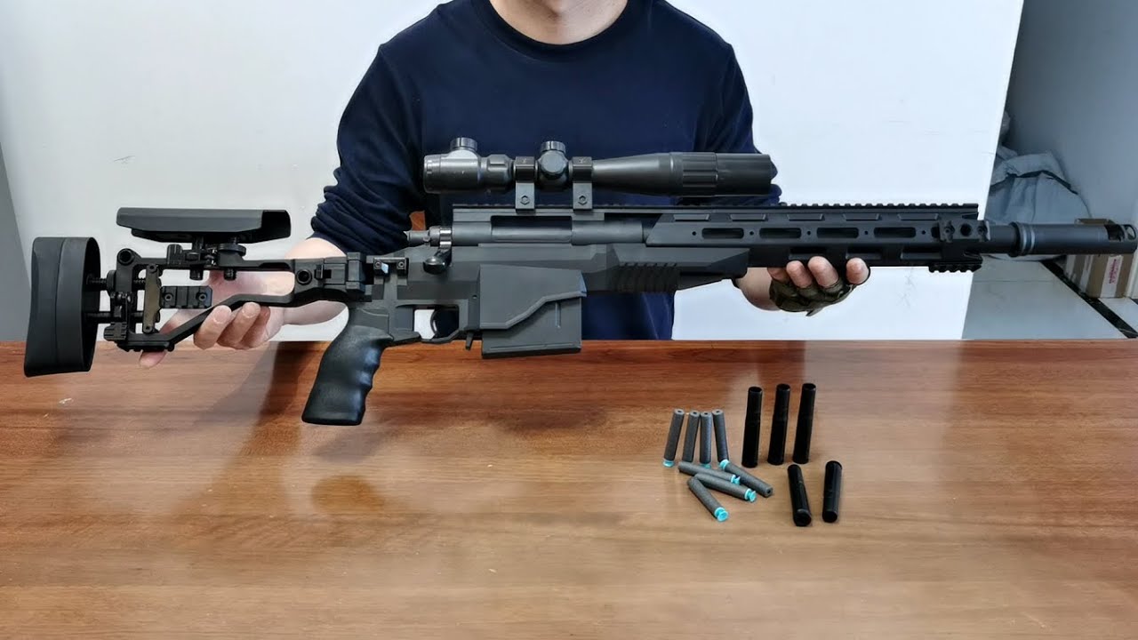 Remington M40A6 Sniper Rifle Dart Blaster Unboxing 2023